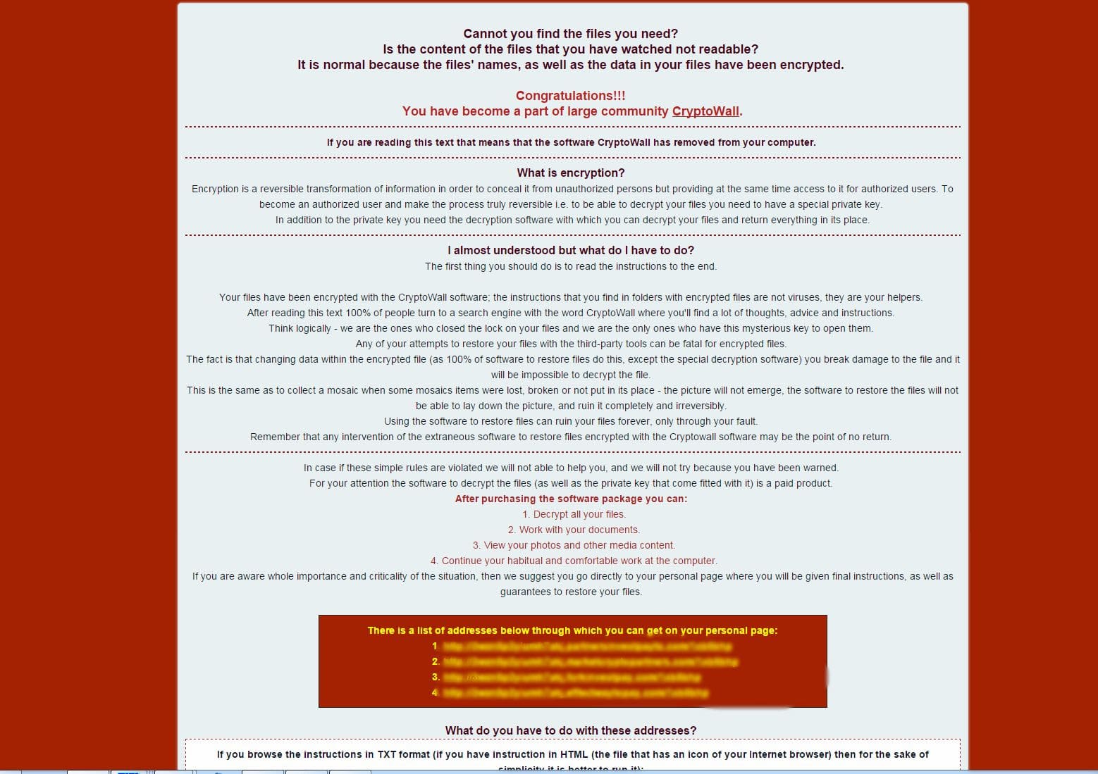 IT Security Company Reno CryptoWall-4.0-Virus - Removal Reno nv