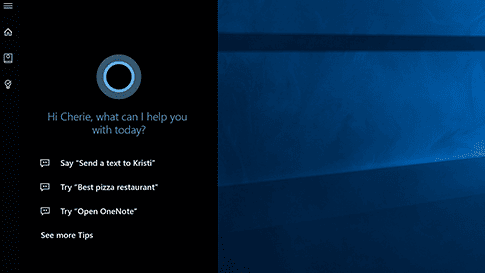 Cortana in Windows 10
